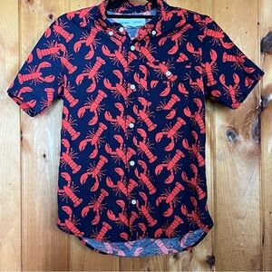Old Navy Red Lobster Print Casual Shirt